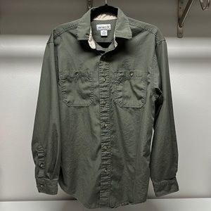 Carhartt Long Sleeve Canvas Tradesmen Shirt